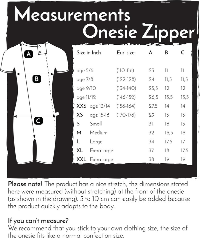 JOF Berlin Body Zipper For Adults | Black | Onesie Bodyshort With Zipper | Adaptive Clothing For Peope With Special Needs - Image 3